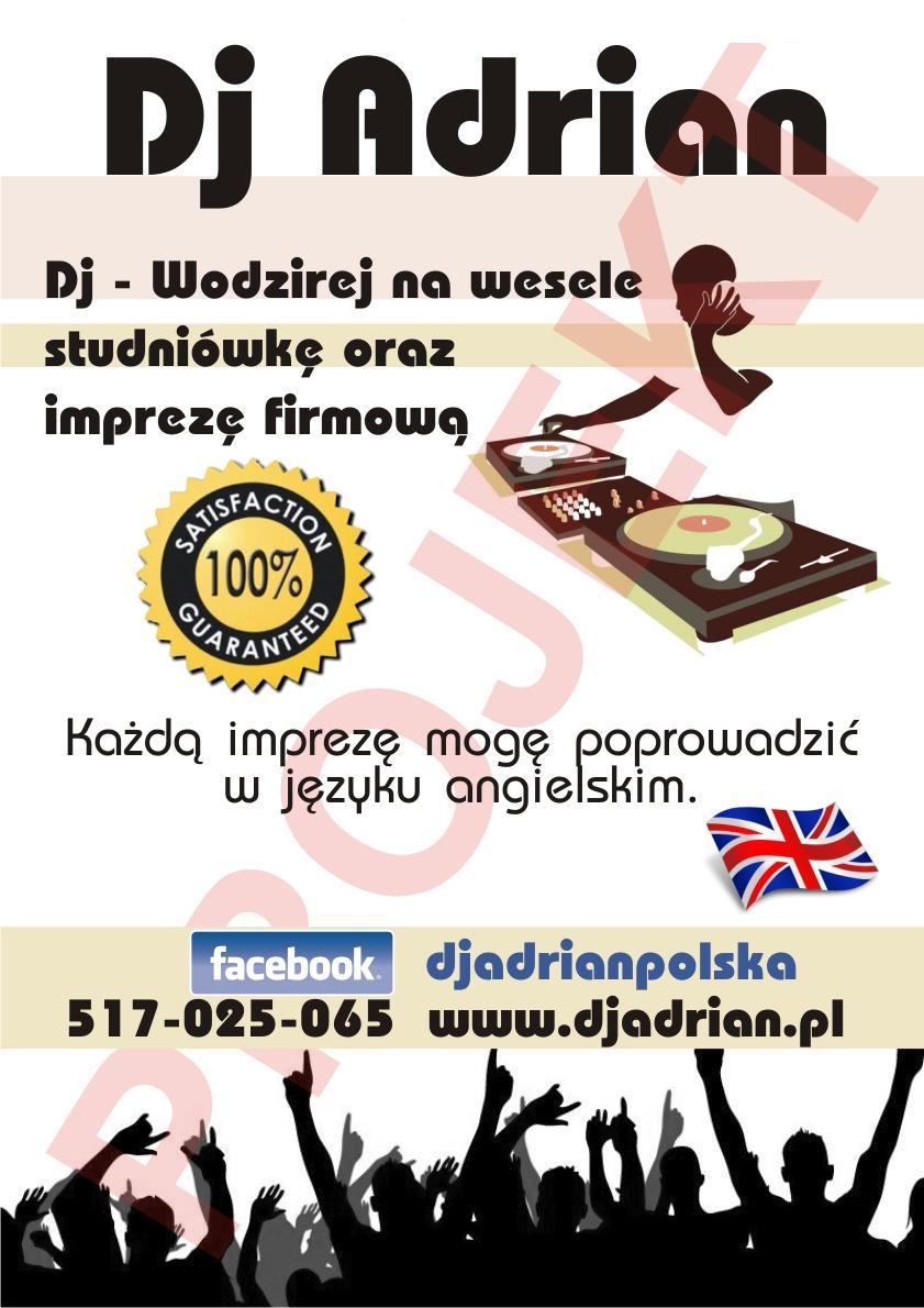 Najlepszy DJ na Twoje wesele, Tarnów,Kraków,Rzeszów,Katowice,Nowy-Sącz , małopolskie