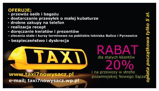 Taxi nowy sacz, przewóz osób. bagazu, , małopolskie