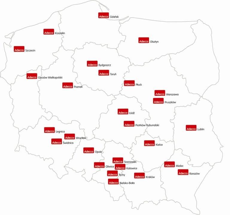 Adecco Pruszków rekrutacja, praca tymczasowa, www.adecco.com