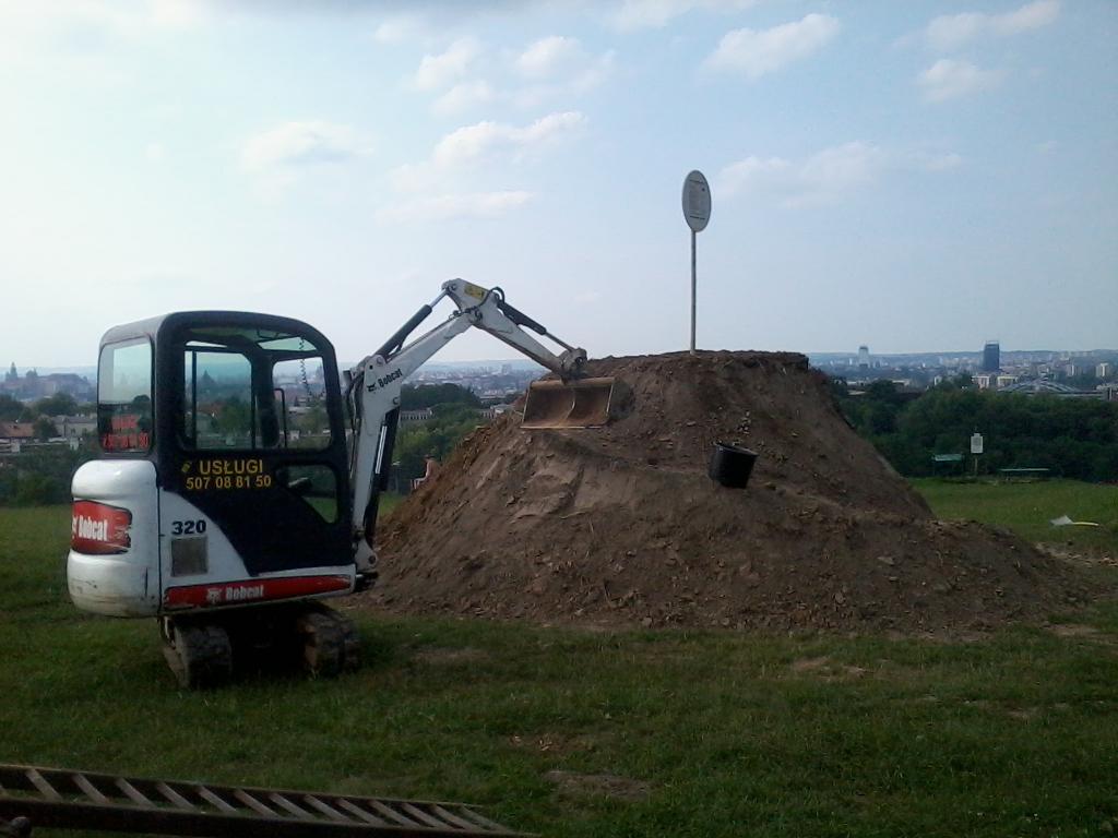 Usługi minikoparką kraków skawina myślenice , małopolskie