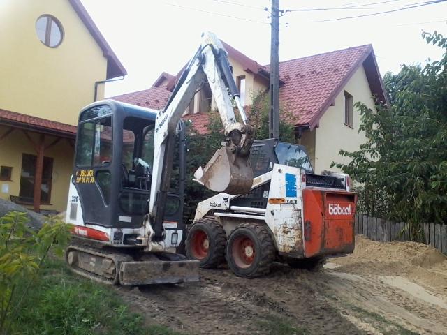 Usługi minikoparką kraków skawina myślenice , małopolskie