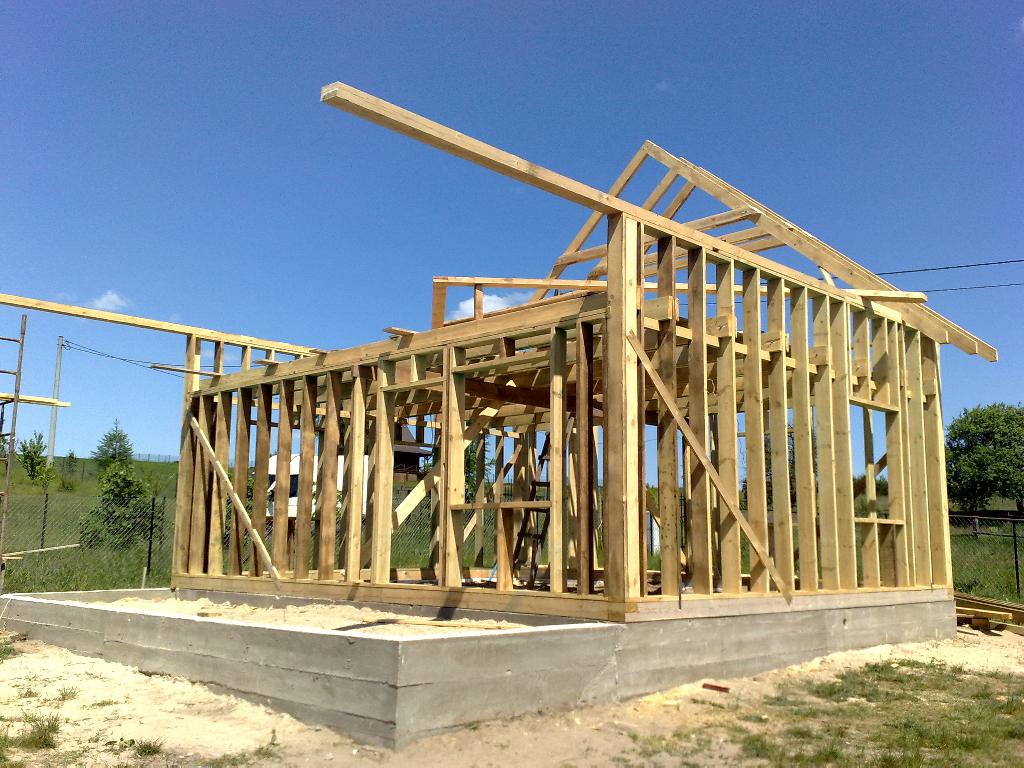 Budowa domów drewnianych z materiałów inwestora, Szepietowo, podlaskie