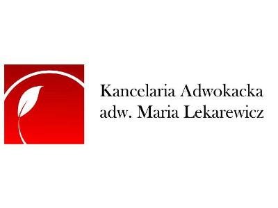 Kancelaria Prawna Adwokat Maria Lekarewicz - kliknij, aby powiększyć