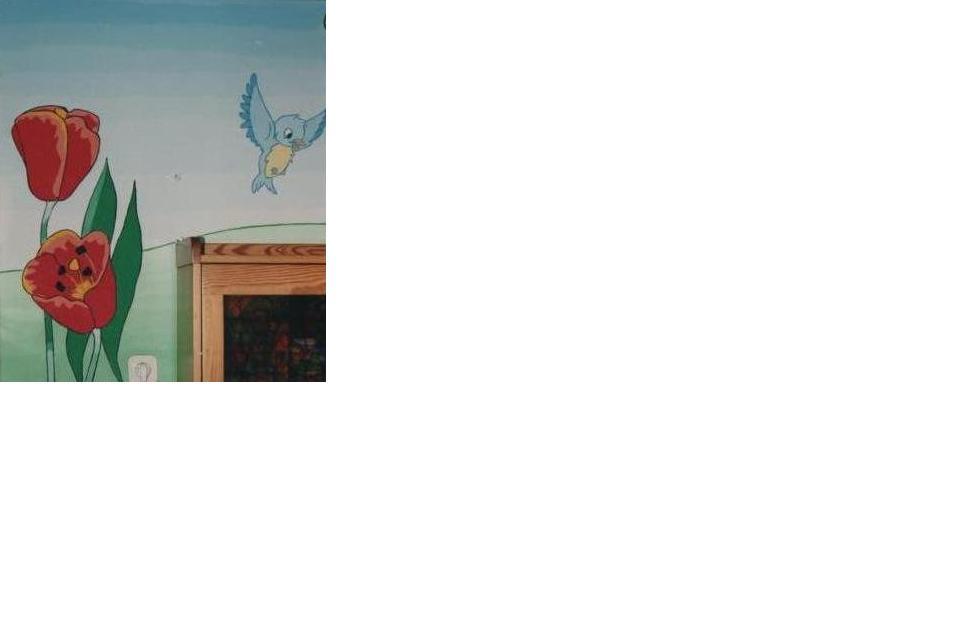 Glinka wenecka , malowanie obrazów na ścianach, Krzyszkowo, wielkopolskie