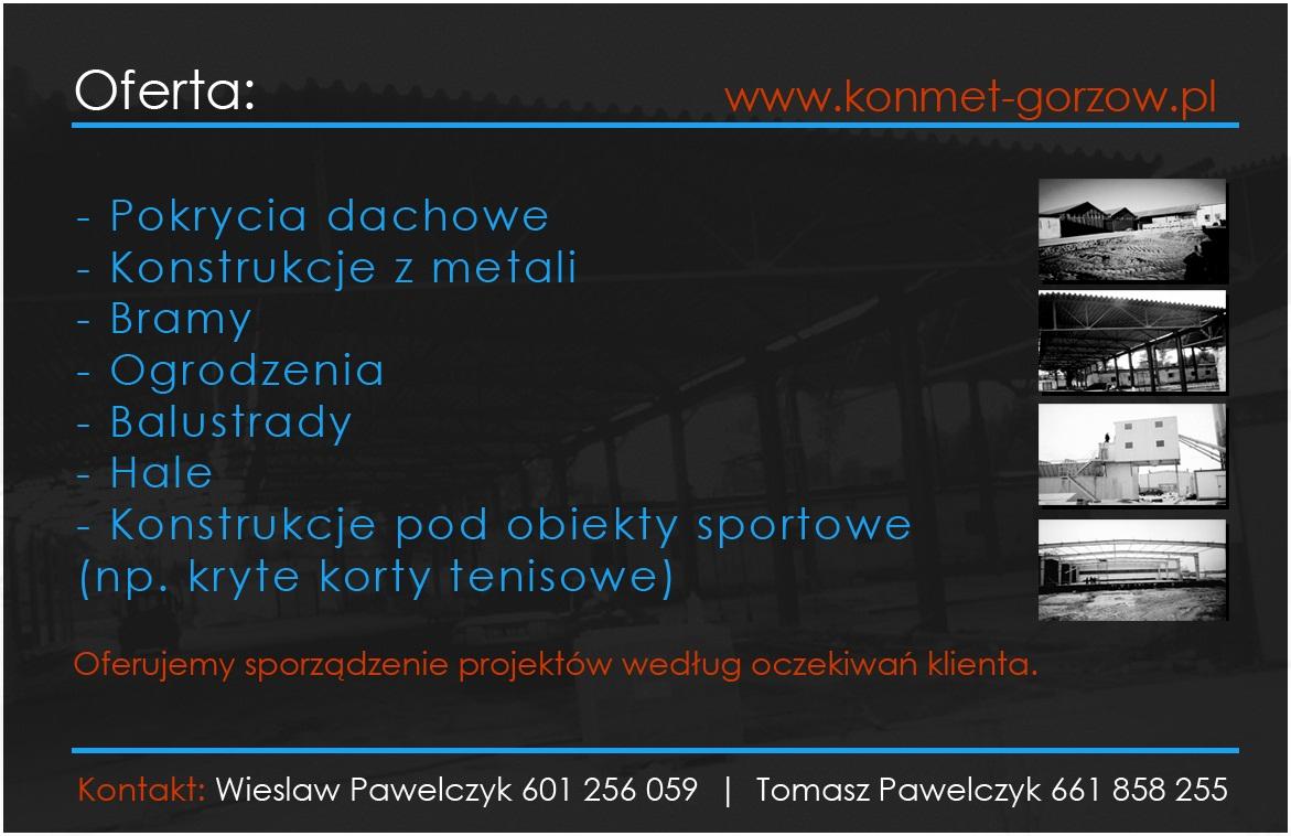 Metal, bramy, balkony, hale, ogrodzenia,, Dzierżów, lubuskie