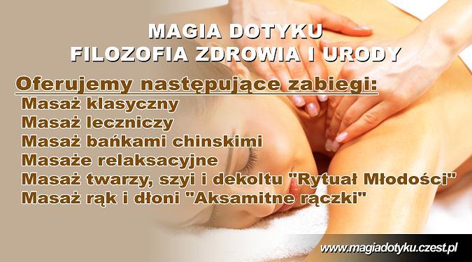 Magia Dotyku - Gabinet Masażu, Częstochowa, śląskie
