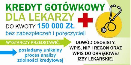 Kredyt dla lekarzy, kredyt dla wolnych zawodów