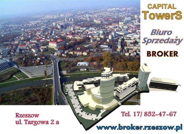 CapitaL TowerS Rzeszów, BROKER, nowe mieszkania, podkarpackie