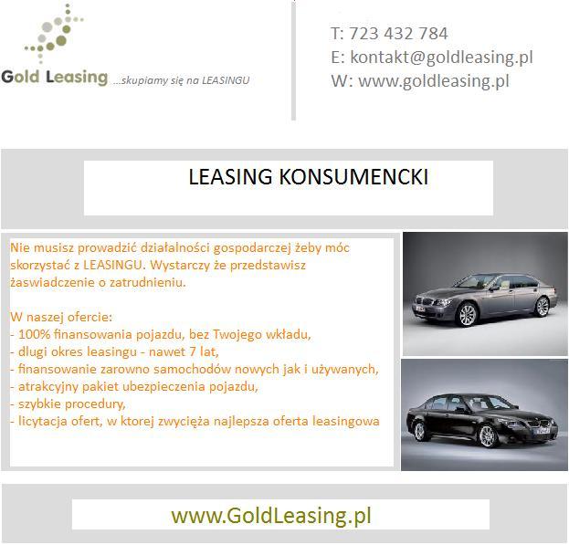 Gold Leasing,LEASING KONSUMENCKI Świebodzin