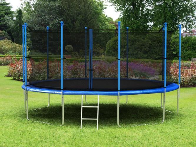 TRAMPOLINA z SIATKĄ 457 CM HOP-SPORT SPORTBODY.PL