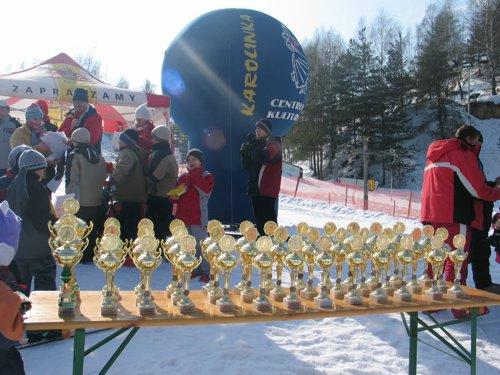 Organizacja  zawodów narciarskich,  pomiar czasu