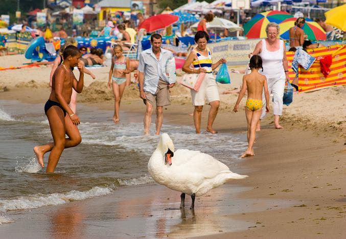 Plaża w Kołobrzegu