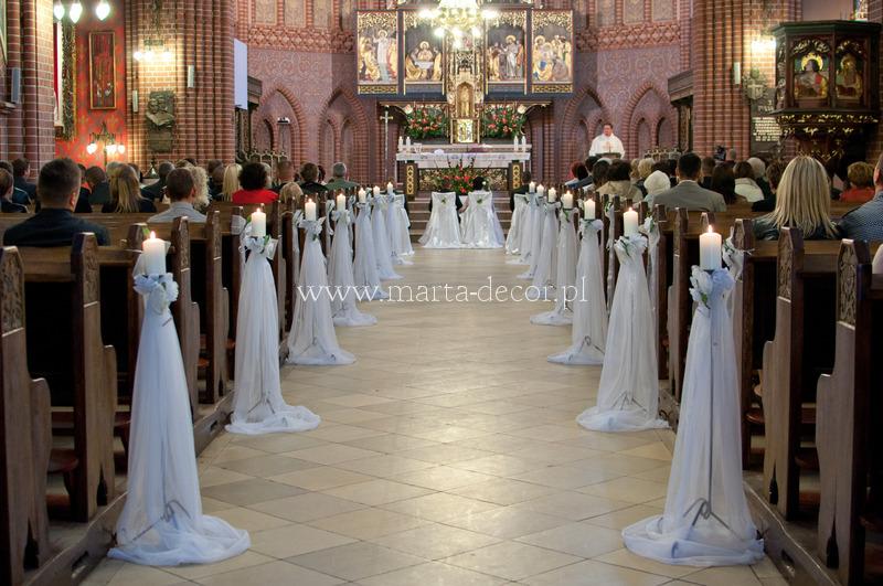 Dekoracja kościoła- ślub, MARTADECOR  Trójmiaso, TRÓJMIASTO, pomorskie