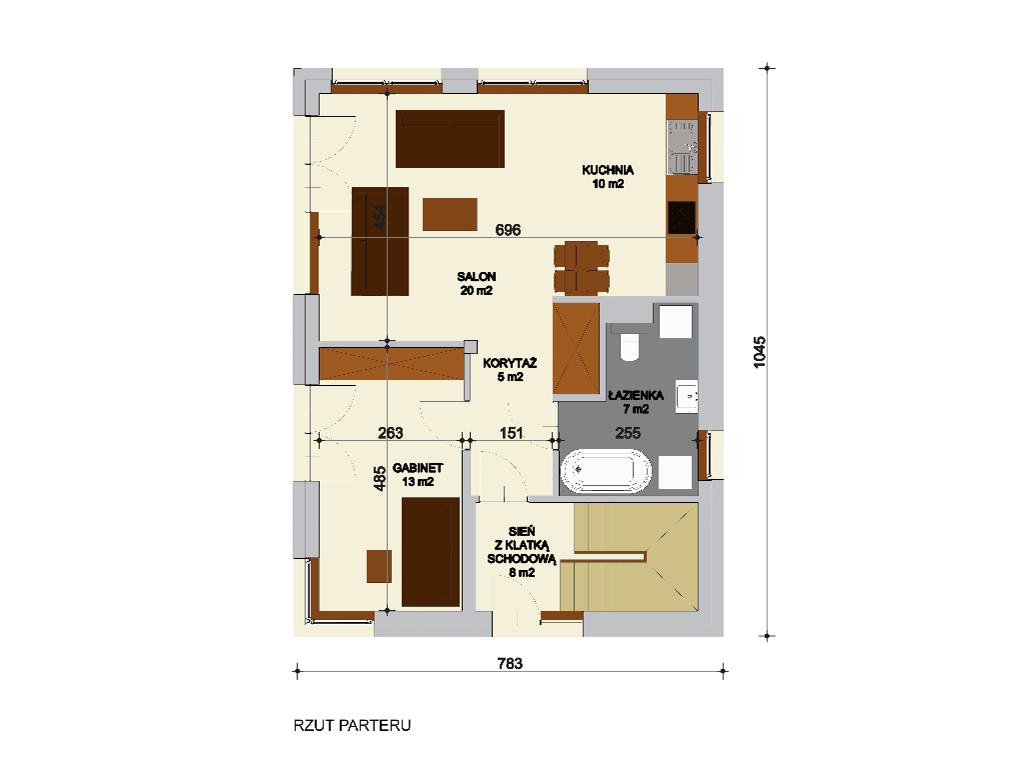 Dom energooszczędny pod klucz 131 m2, małopolskie