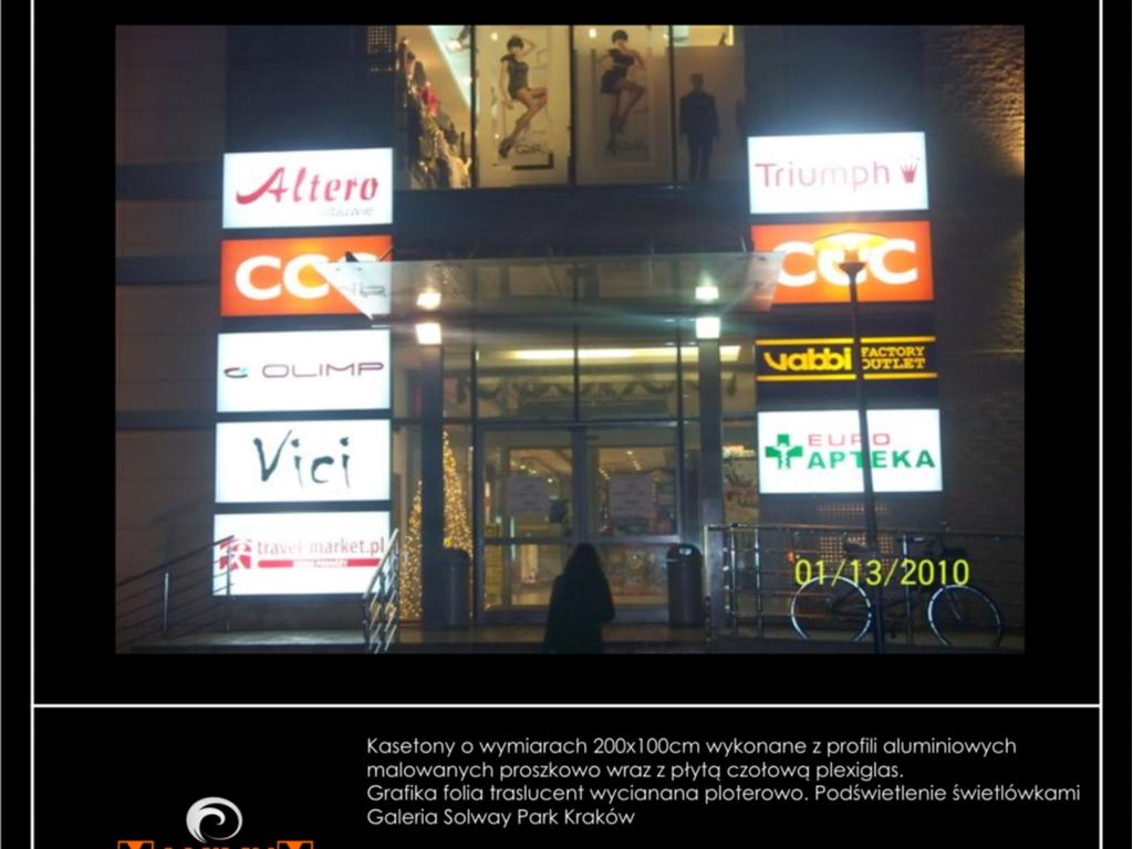 Reklama świetlna litery 3D, Wrocław, dolnośląskie