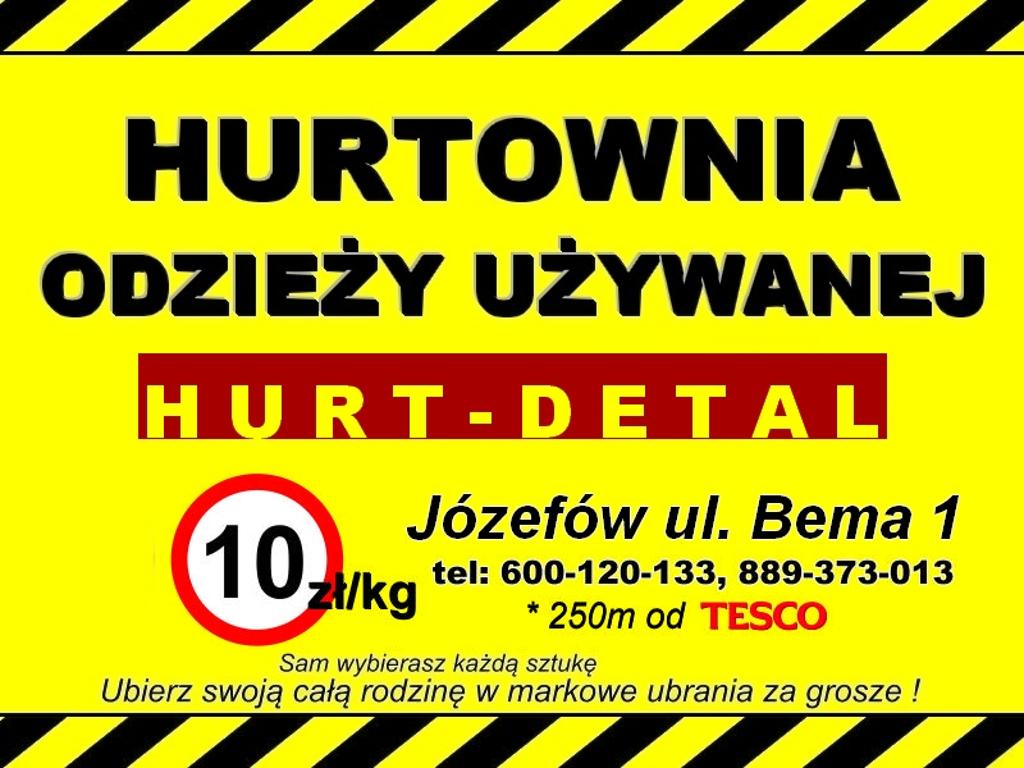 HURTOWNIA ODZIEŻY UŻYWANEJ BEMA1, Jóżefów, mazowieckie