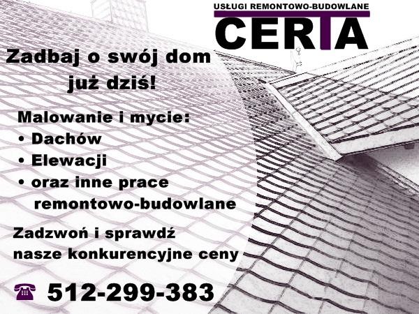 CERTA -malowanie,usługi remontowo-budowlane,hydrau, Warszawa, Zielonka, Wołomin, mazowieckie