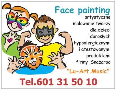 Malownie twarzy - Face painting - malowanie buziek, Mszczonów, mazowieckie