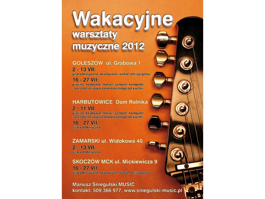 Wakacyjne warsztaty muzyczne nauka gry, wokal, , Goleszów, śląskie