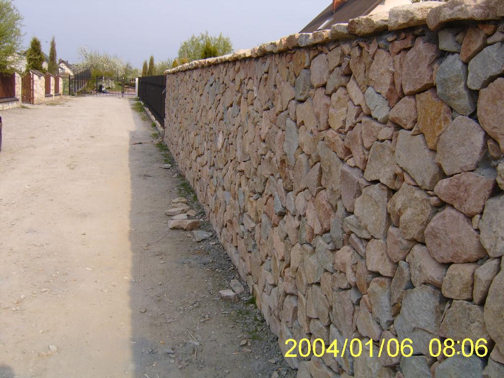 Mury z kamienia,kamienarstwo,ogrodzenie z kamienia, Kraków, małopolskie