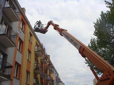 Podnośnik koszowy samochodowy wynajem koszalin, zachodniopomorskie