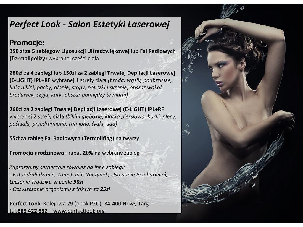 Perfect Look-Estetyka Laserowa Nowy Targ PROMOCJE, małopolskie