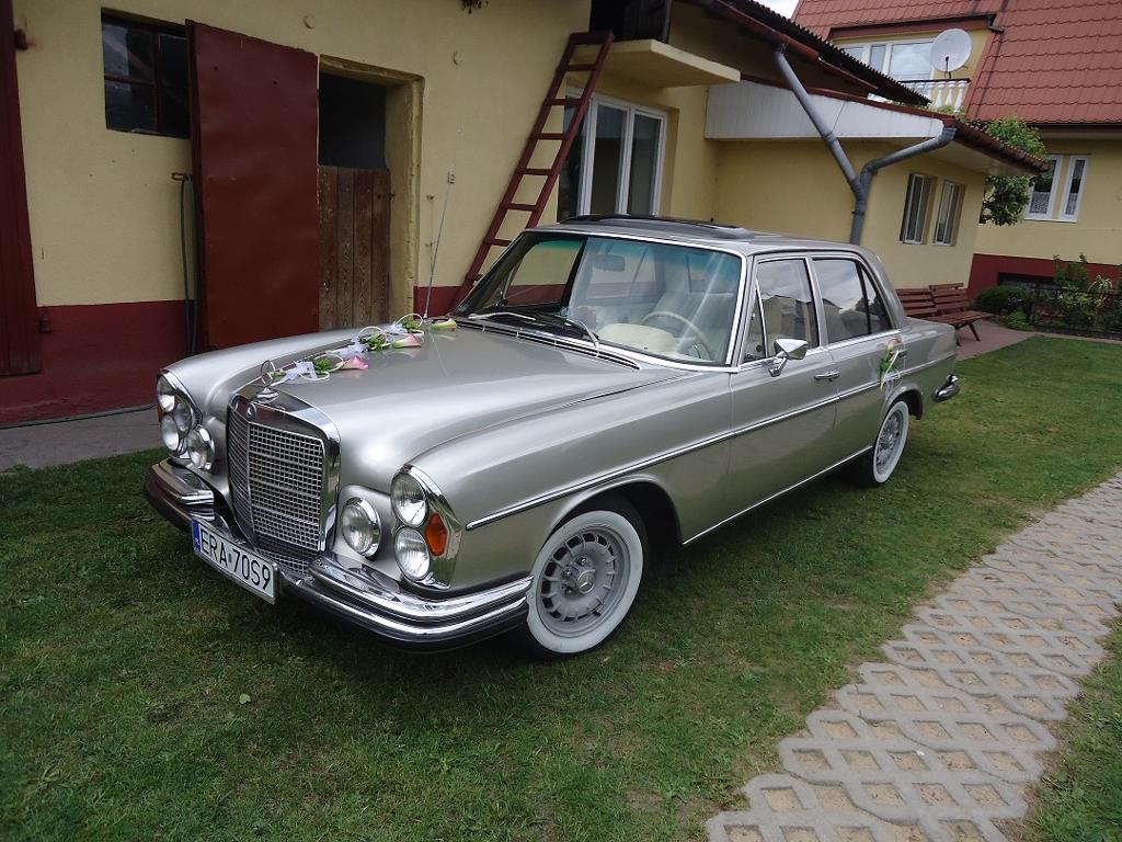 MERCEDES W108 ZABYTKOWY, KLASYCZNY DO ŚLUBU, RETRO, Radomsko, Przedbóż,Pajęczno,Bełchatów,Cz-wa, łódzkie