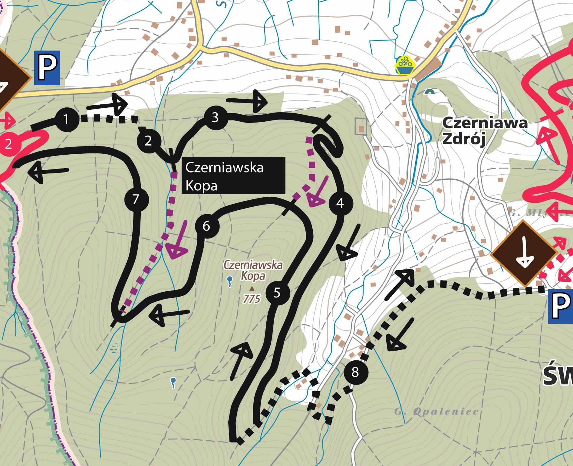 Singeltrek 2 - 400 m od wypożycalni