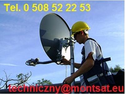 montaż ustawienie anten satelitarnych Bolesławiec - kliknij, aby powiększyć