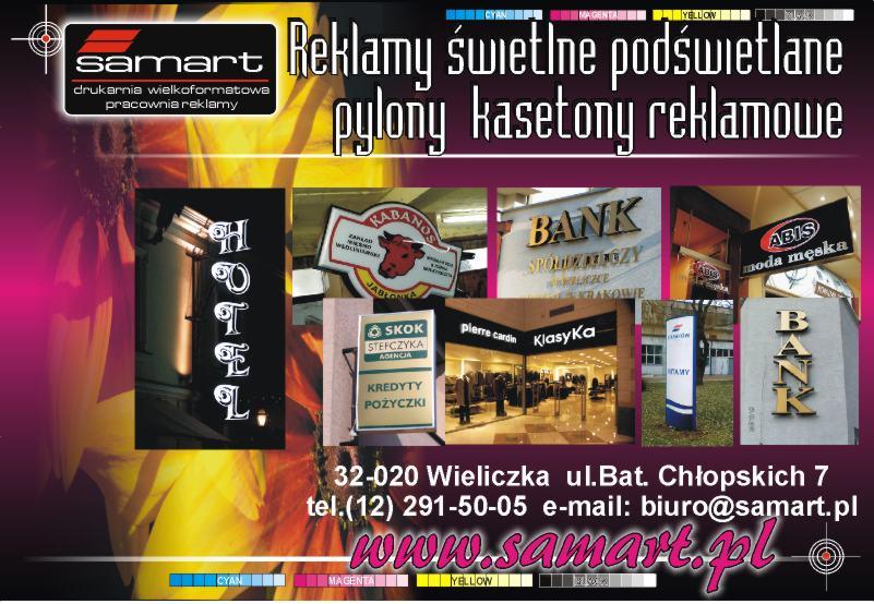 Banery reklamowe_oklejanie pojazdów_druk plandek, Wieliczka, małopolskie