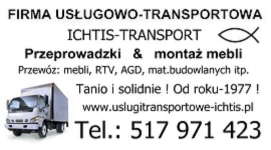 Usługi transportowe-przeprowadzki Warszawa od1977!, mazowieckie
