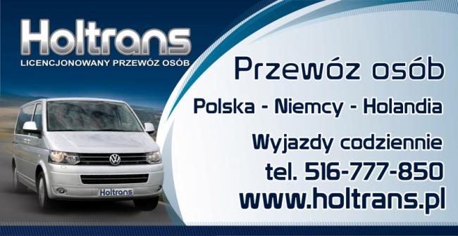 Przewóz osób Polska-Niemcy-Holandia, Złotów, wielkopolskie