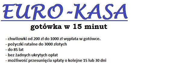 Pożyczki bez BIK wypłata w 15 minut w gotówce, Bydgoszcz, kujawsko-pomorskie