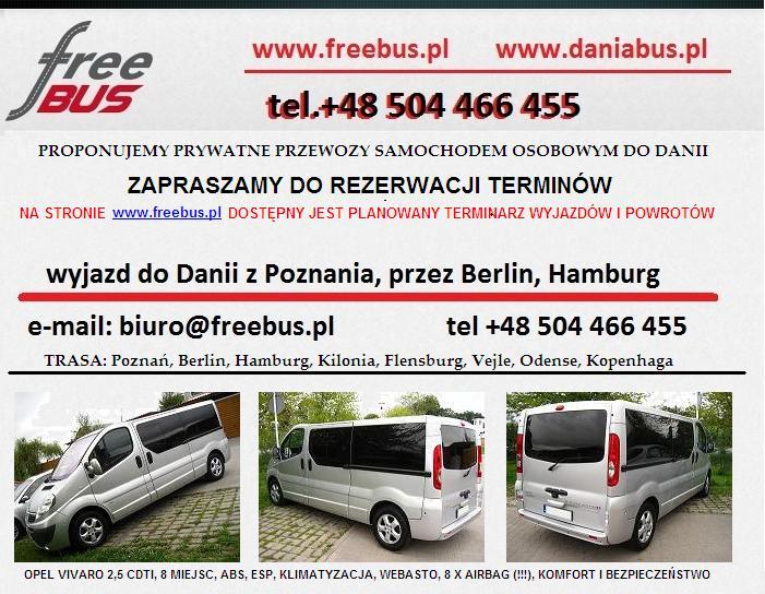 Bus do Danii /Polska - Dania -Polska/ daniabus.pl, Poznań, wielkopolskie