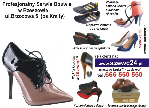 Szewc,fleki,farbowanie obuwia,zelówki,buty,obuwie, Rzeszów, podkarpackie