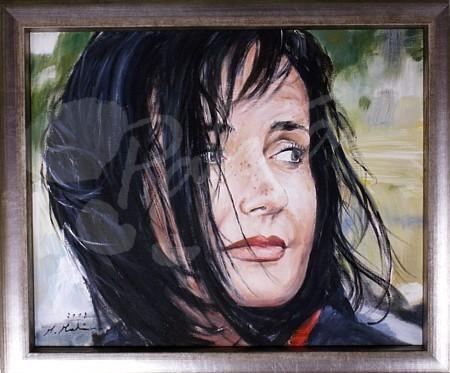 Portret olejny na płótnie (ze zdjęcia), 2008