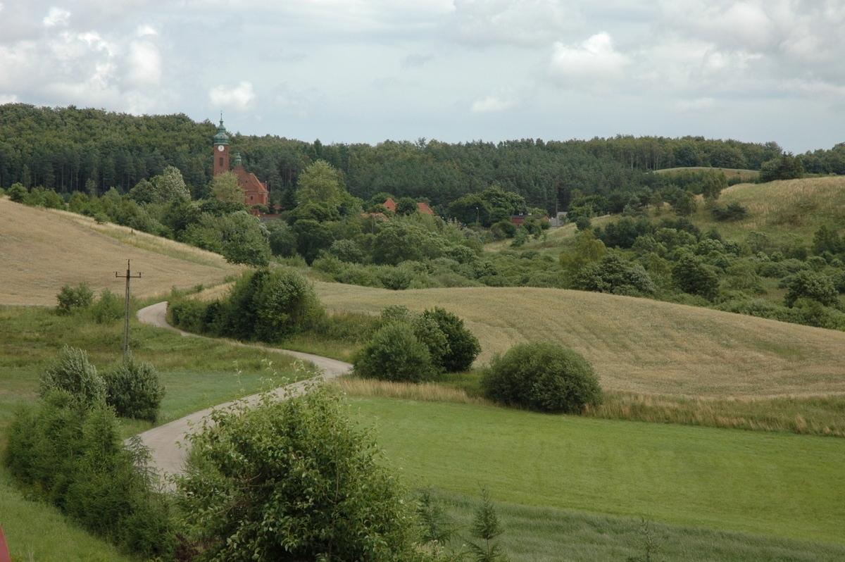  panorama na dolinę- widok z tarasów