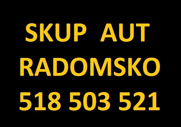 Skup aut autohandel całe uszkodzone Radomsko stan obojętny, łódzkie