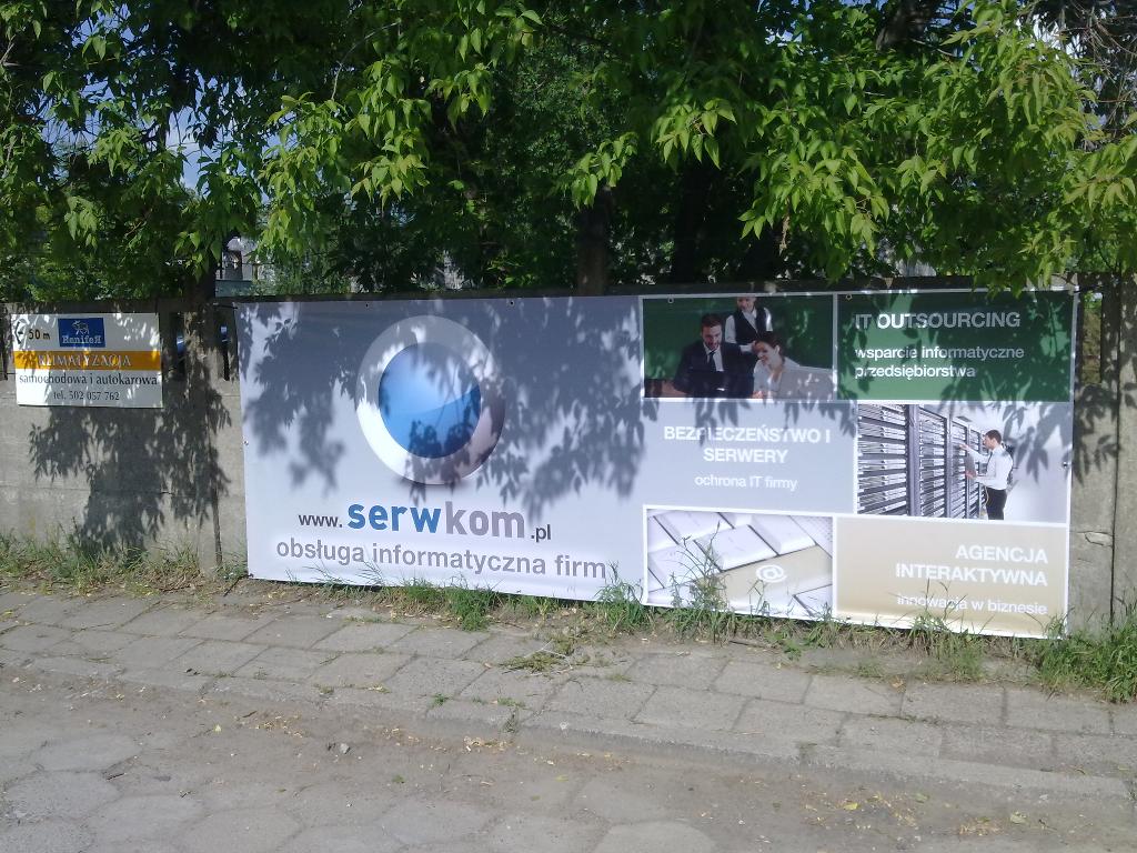 BANER DRUKOWANY, ZGRZEWANY, OCZKOWANY