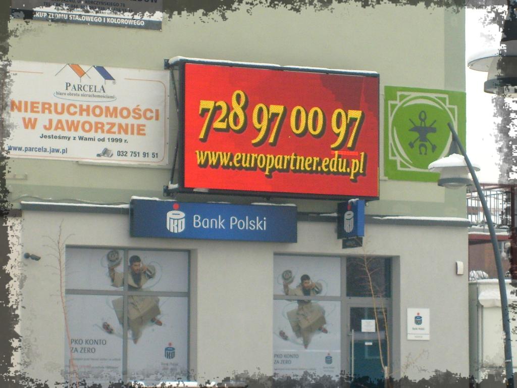 Reklama świetlna LED centrum Jaworzno od 110 zł, śląskie