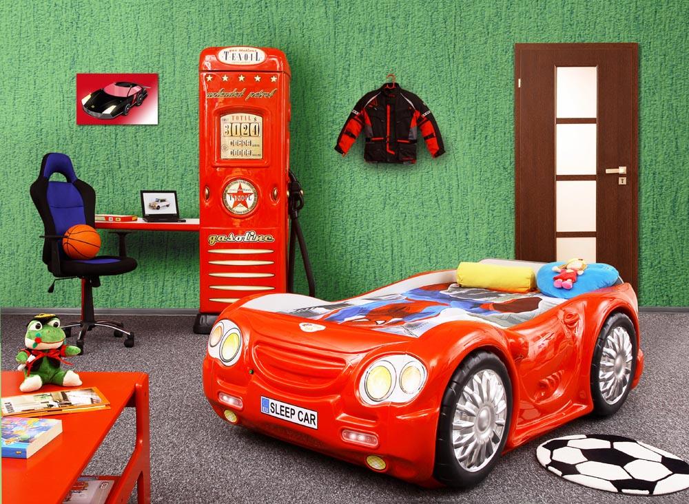 ŁÓŻKO DZIECIĘCE AUTO SAMOCHÓD DISNEY CARS 2 ZYGZAK MCQUEEN