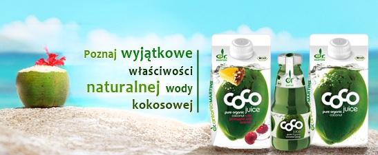 Woda kokosowa CocoJuice z dostawą do Twojego domu! Sprawdź nas!