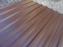 Trapezowa ocynk powlekana lakier dach sufit garaż kolor brązowy 