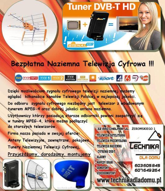 MultiswitchTerra, anteny, dekodery, telewizja hotelowa, rtv - sat, DVB - T, Chełmek, Oświęcim, Chrzanów, Bieruń, Libiąż, Trzebinia, Kęty, Tychy, Jaworzno, Brzeszcze,