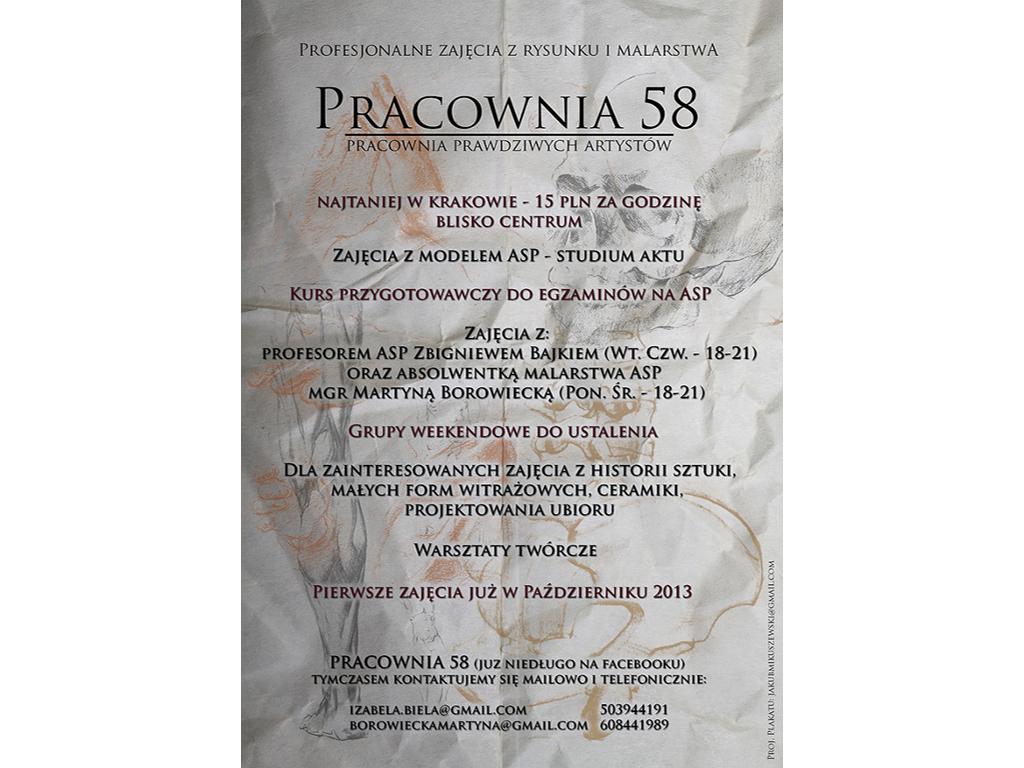 Profesjonalny Kurs Rysunku i Malarstwa, Kraków, małopolskie