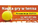 Lekcje tenisa, nauka gry w tenisa, tenis ziemny, Warszawa, mazowieckie