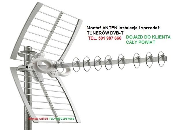 Montaż anten,ustawienie anteny,telewizja na kartę,trwam,DVB-T,doładowa, Lubin, dolnośląskie