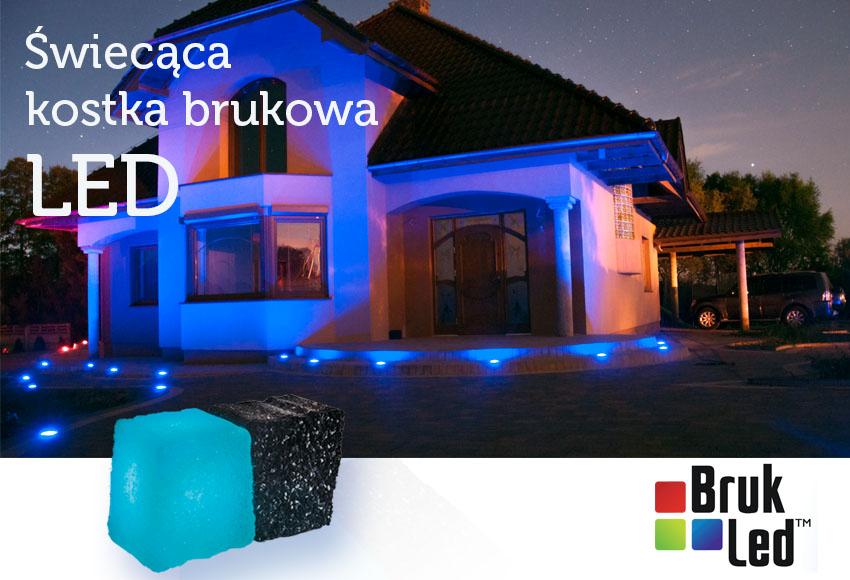 Świecąca kostka brukowa LED