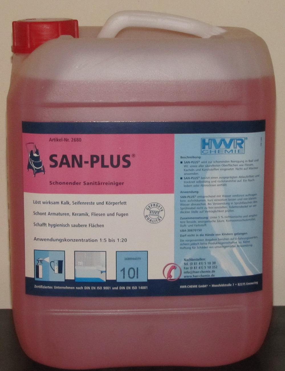 SAN-PLUS - opakowanie 10 litrowe