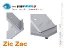 Stojaki Zic Zac półki A4 z bliska-szczegóły stojaka